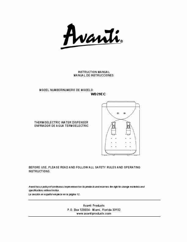 Avanti Water Dispenser WD29EC-page_pdf